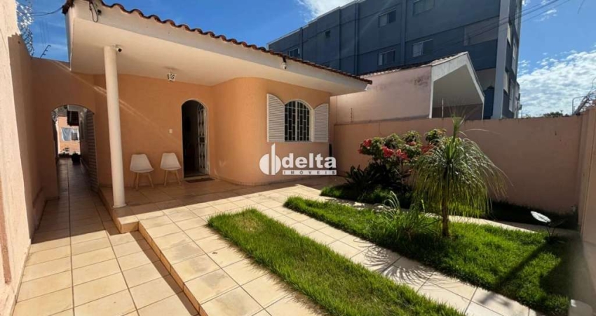 Casa residencial disponível para locação no bairro Cidade Jardim em Uberlândia-MG.