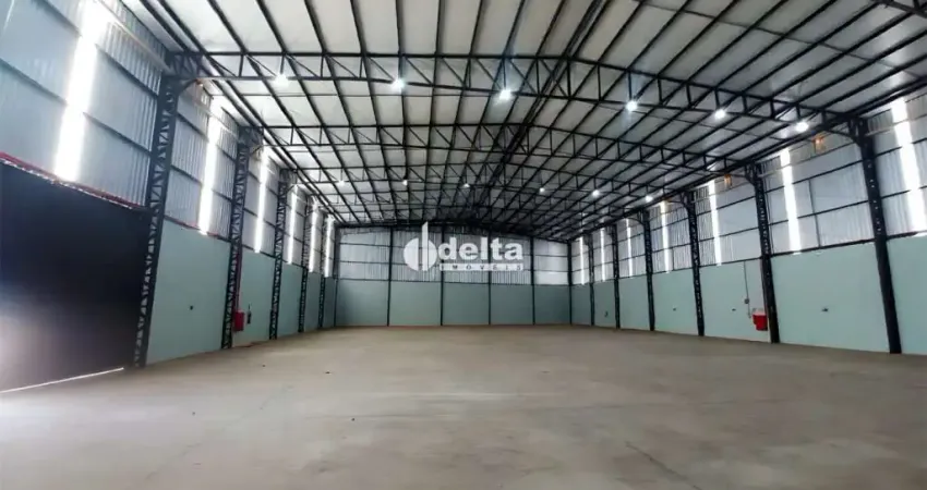 Galpão disponível para locação no bairro minas gerais em uberlândia-mg