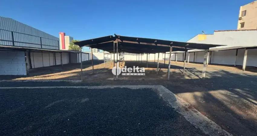 Terreno disponível para locação no bairro Brasil em Uberlândia-MG