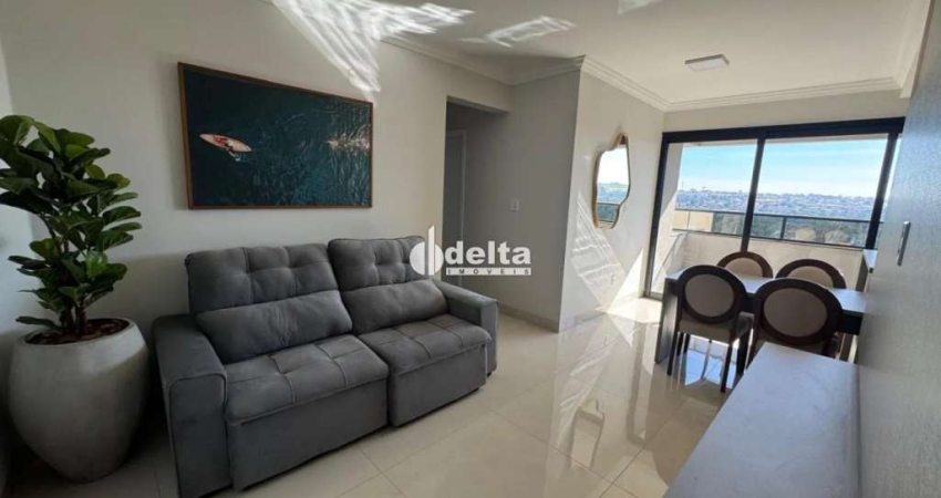 Apartamento mobiliado disponível para locação no bairro Santa Mônica em Uberlândia-MG