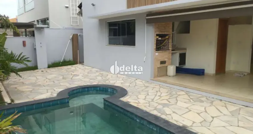 Casa em condomínio disponível para locação no bairro nova uberlândia em uberlândia-mg