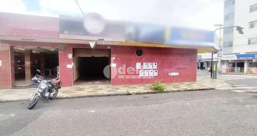 Loja disponível para locação no bairro nossa senhora aparecida em uberlândia-mg.
