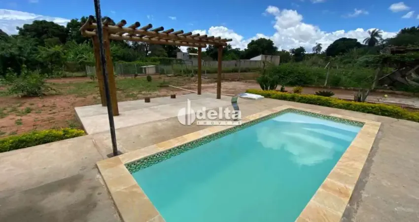 Chácara mobiliada disponível para locação e venda no bairro panorama em uberlândia-mg