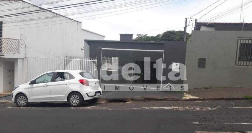 Casa comercial disponível para locação no bairro Lidice em Uberlândia-MG