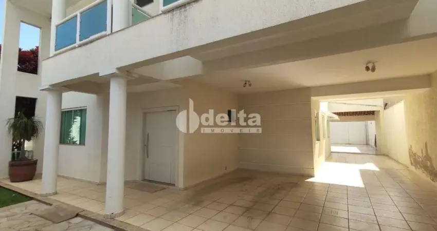 Casa residencial disponível para locação no bairro Jardim Karaíba em Uberlândia-MG