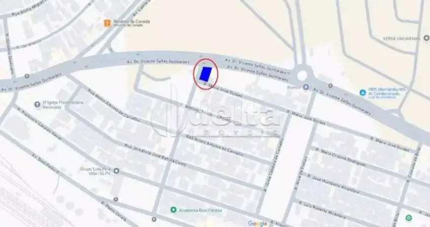 Terreno comercial disponível para locação no bairro Alto Umuarama em Uberlândia-MG