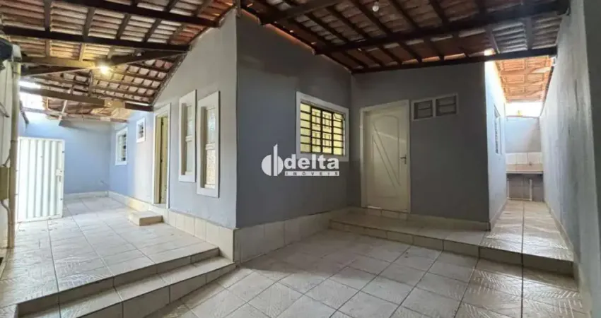 Casa disponível para locação no bairro Santa Mônica em Uberlândia-MG