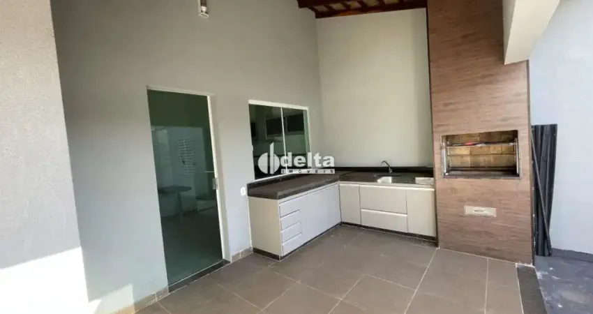 Casa residencial disponível para locação no bairro Jardim Botânico em Uberlândia-MG.