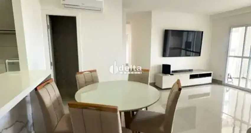Apartamento mobiliado disponível para locação no bairro Jardim Karaíba em Uberlândia-MG