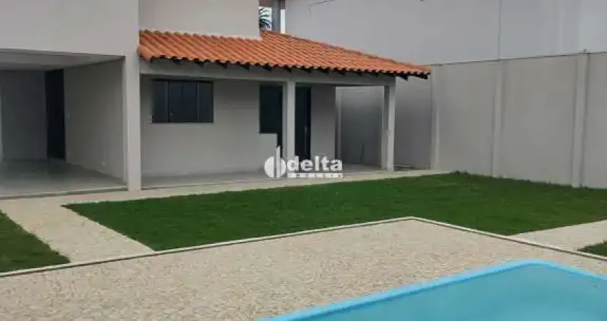 Casa residencial disponível para locação no bairro Jardim Karaíba em Uberlândia-MG