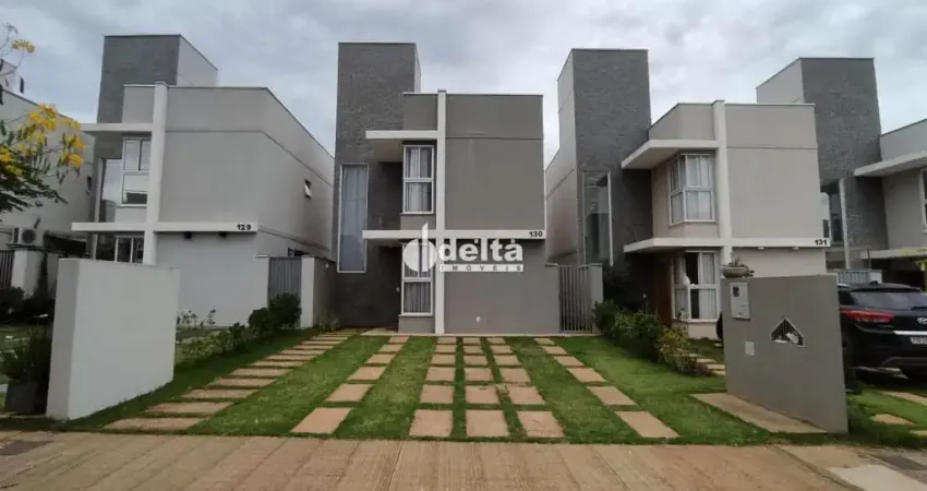 Casa em condomino disponível para locação no bairro Bosque dos Buritis em Uberlândia-MG