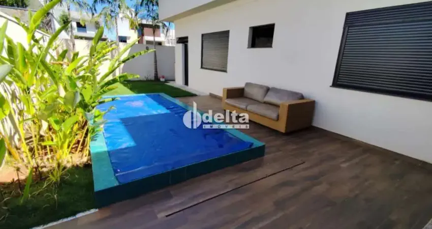 Casa mobiliada em condomínio disponível para locação no bairro nova uberlândia em uberlândia-mg