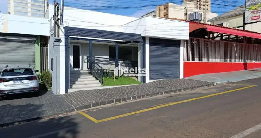 Casa comercial disponível para locação no bairro martins em uberlândia - mg