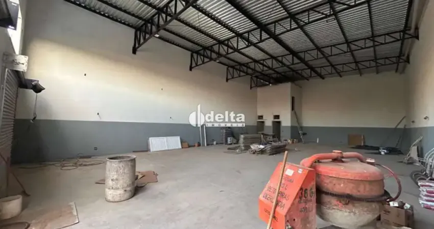 Galpão disponível para locação no bairro santa rosa em uberlândia-mg.