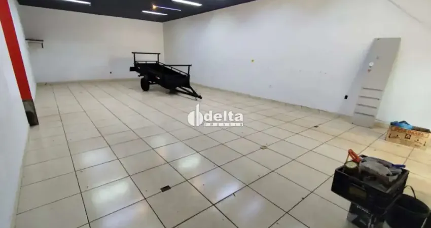 Loja comercial disponível para locação no bairro umuarama em uberlândia-mg.