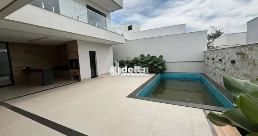Casa residencial em condomínio disponível para locação e venda no bairro laranjeiras em uberlândia-mg.