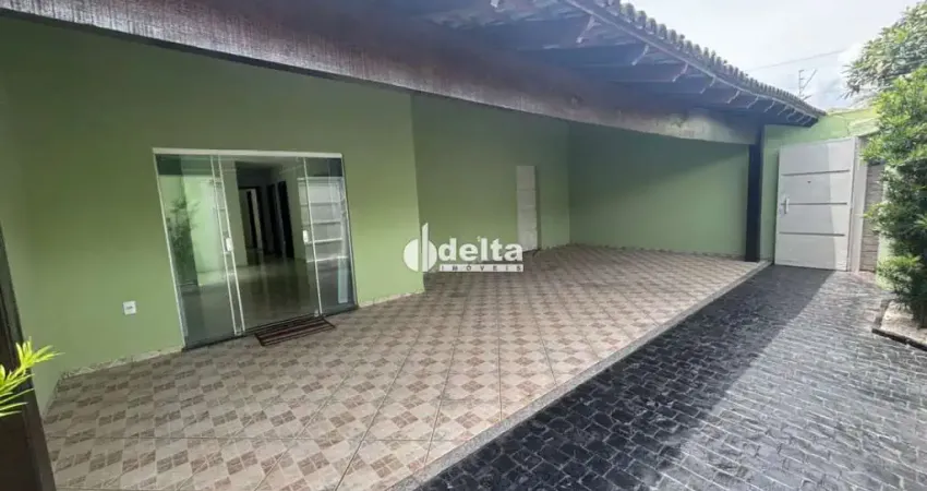 Casa residencial com 3 quartos sendo 1 suíte disponível para locação no bairro jardim patrícia em uberlândia-mg
