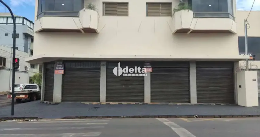 Loja disponível para locação no bairro custódio pereira em uberlândia-mg.