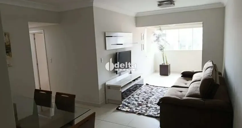 Apartamento mobiliado com 3 quartos disponível para locação no bairro santa mônica em uberlândia - mg.