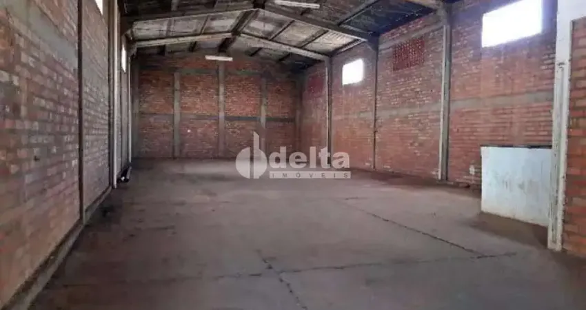 Galpão disponível para locação no bairro santa mônica em uberlândia-mg