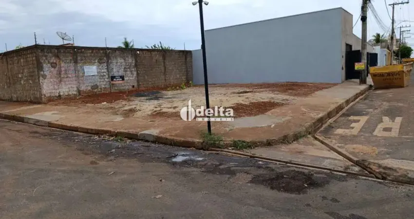 Terreno de esquina com  156m² disponível para aluguel no bairro minas gerais em uberlândia - mg.