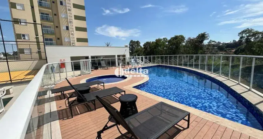 Apartamento com 2 quartos sendo 1 suíte disponível para locação no bairro jaraguá em uberlândia-mg