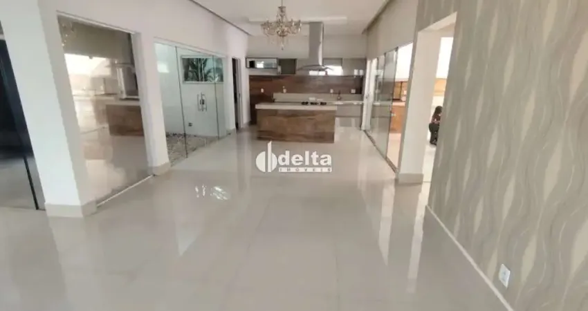 Casa residencial com 3 suites disponível para locação no bairro jardim karaíba em uberlândia - mg.