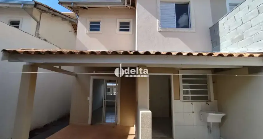 Casa em condomínio com 3 quartos sendo 1 suíte, disponível para locação no bairro morada da colina em uberlândia-mg