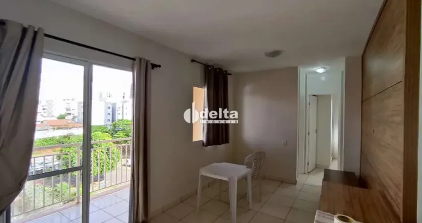 Apartamento mobiliado com 2 quartos, disponível para locação no bairro santa mônica em uberlândia-mg