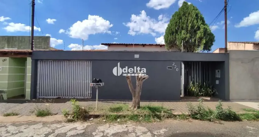 Casa residencial com 3 quartos e 1 suíte disponível para locação e venda no bairro planalto em uberlândia-mg