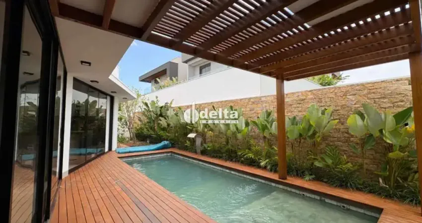 Casa em condomínio com 4 quartos e 4 suíte disponível para locação no bairro jardim sul em uberlândia-mg