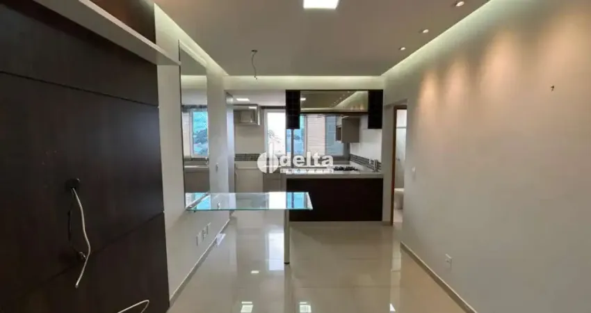 Apartamento todo planejado próximo ao UAI Pampulha com 2 quartos sendo 1 suíte disponível para locação no bairro Pampulha em Uberlândia-MG