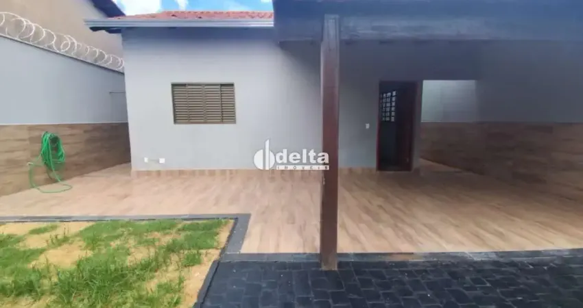 Casa residencial com 3 quartos sendo 1 suíte disponível para locação no bairro laranjeiras em uberlândia-mg.