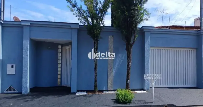 Casa residencial com 3 quartos sendo 1 suíte disponível para locação no bairro cidade jardim em uberlândia-mg