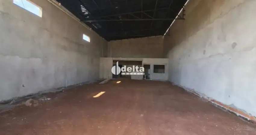 Galpão disponível para locação no bairro santa mônica em uberlândia - mg.