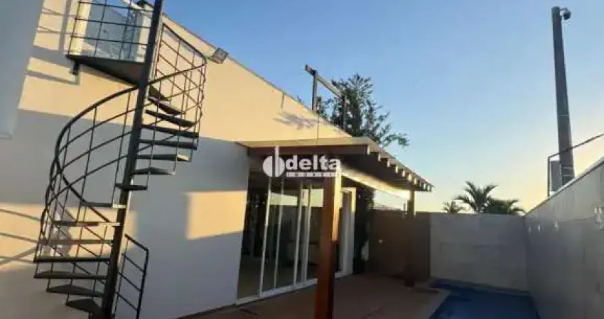 Casa residencial em condomínio com 4 suítes disponível para locação no bairro shopping park em uberlândia - mg.