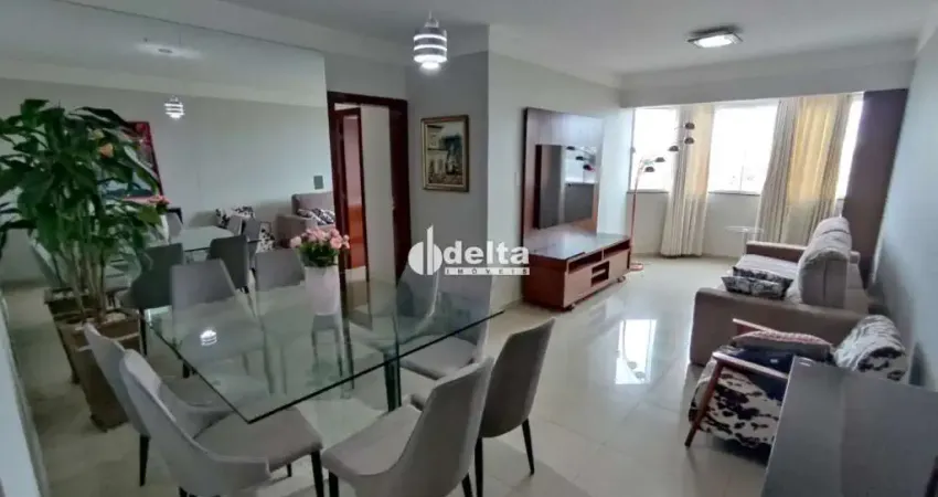 Apartamento com 3 quartos sendo 1 suíte, disponível para locação no bairro santa mônica em uberlândia-mg