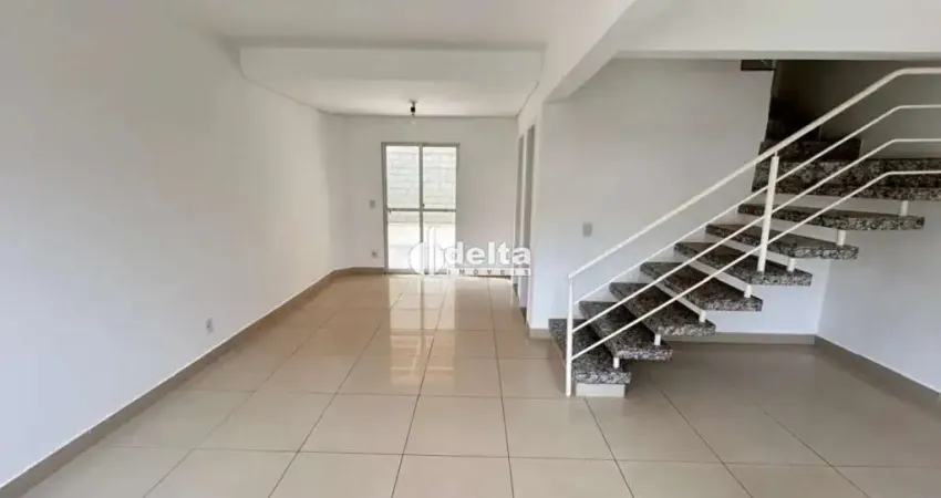 Casa em condomínio com 3 quartos sendo 1 suíte disponível para locação no bairro jardim sul em uberlândia - mg.