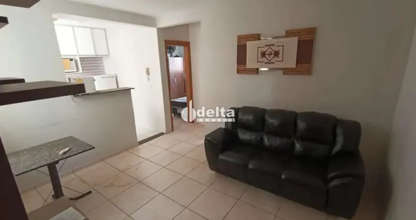 Apartamento mobiliado com 2 quartos disponível para locação no bairro Gávea Sul em Uberlândia-MG
