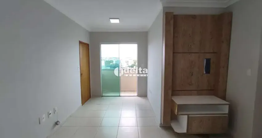 Apartamento com 2 quartos sendo 1 suíte, disponível para locação no bairro Santa Mônica em Uberlândia-MG