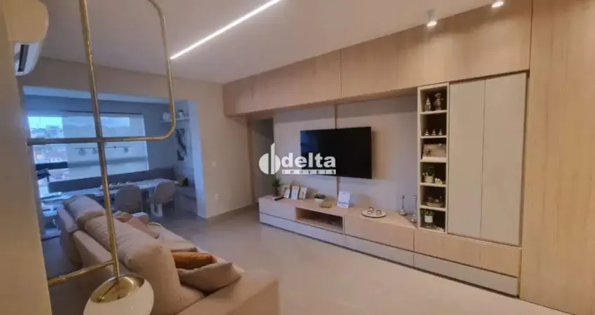 Apartamento mobiliado com 3 quartos com 1 suíte e uma suíte máster, disponíveis para locação no bairro Copacabana em Uberlândia-MG