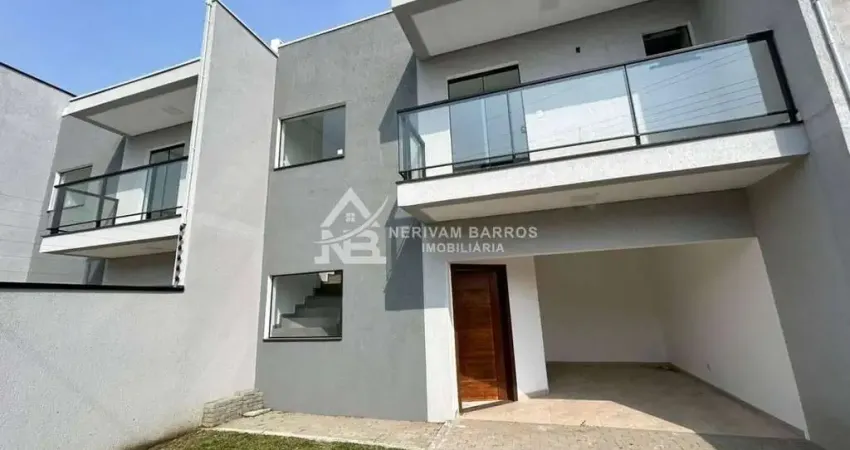 Sobrado com 3 dormitórios à venda, 119 m² por r$ 695.000,00 - vila varginha - pinhais/pr