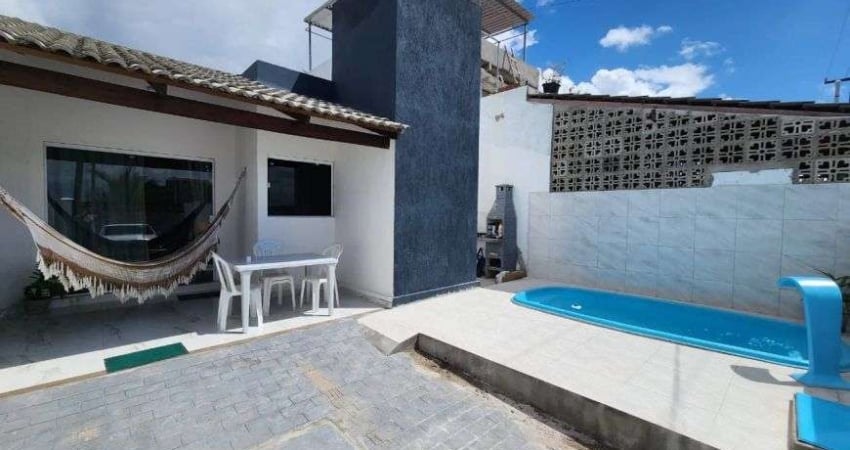 Casa Mobiliada em Carapibus com 2 Quartos sendo 1 Suíte com Piscina