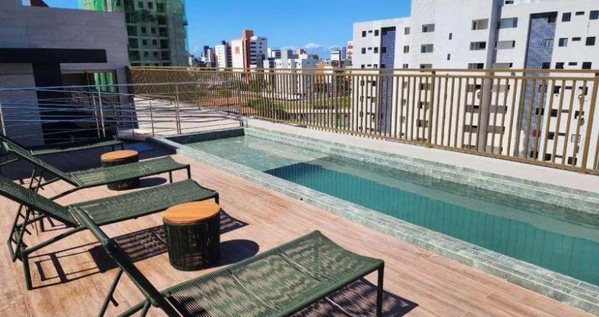 Excelente Apartamento em Intermares com 1 Quarto, Elevador e Lazer