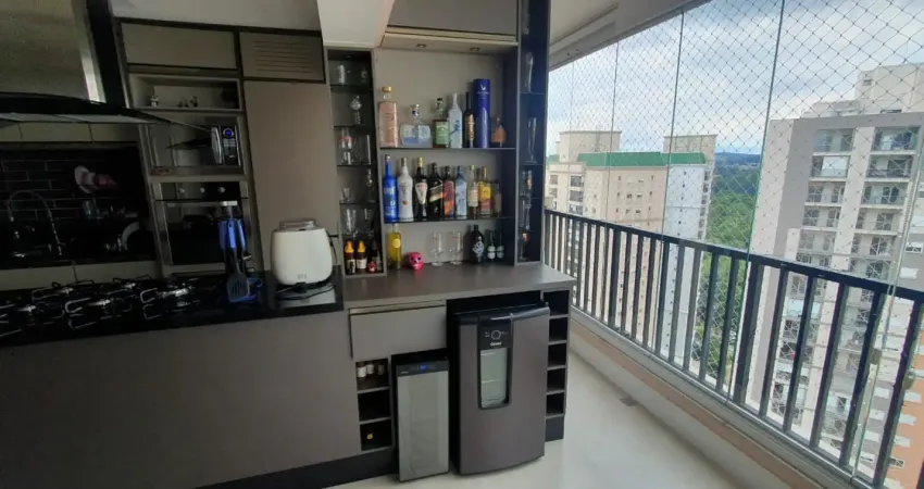 Apartamento mobiliado de 75m² no aruanã alphaville, com 2 suítes, varanda gourmet e lazer completo. sofisticação e conforto!