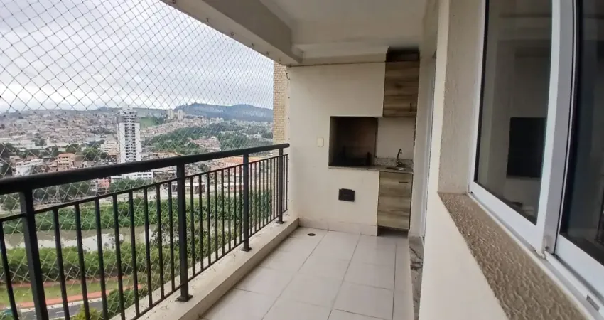 Aluga-se apartamento alphavita 94m²- 2 dormitórios, sala ampliada e varanda gourmet com churrasqueira