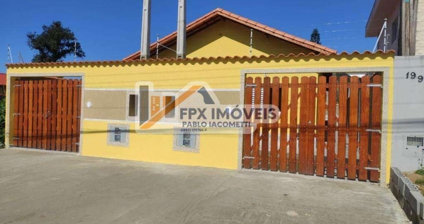 Casa para Venda em Itanhaém, Nova Itanhaém, 2 dormitórios, 1 suíte, 1 banheiro, 2 vagas