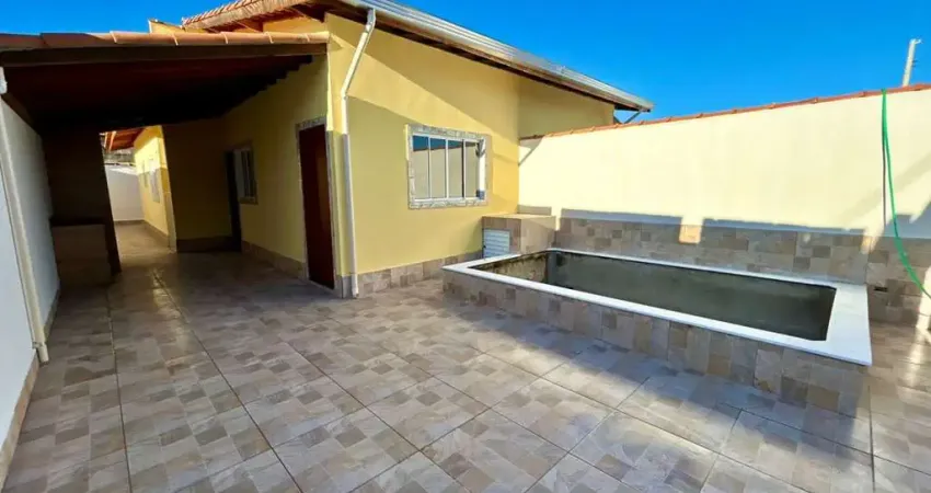 Casa para venda em itanhaém, jardim regina, 2 dormitórios, 1 suíte, 1 banheiro, 2 vagas