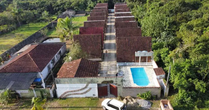 Casa para venda em itanhaém, chácara glória, 1 dormitório, 1 banheiro, 1 vaga