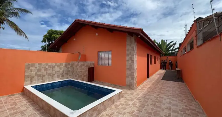 Casa para Venda em Itanhaém, Jardim Regina, 2 dormitórios, 1 banheiro, 1 vaga